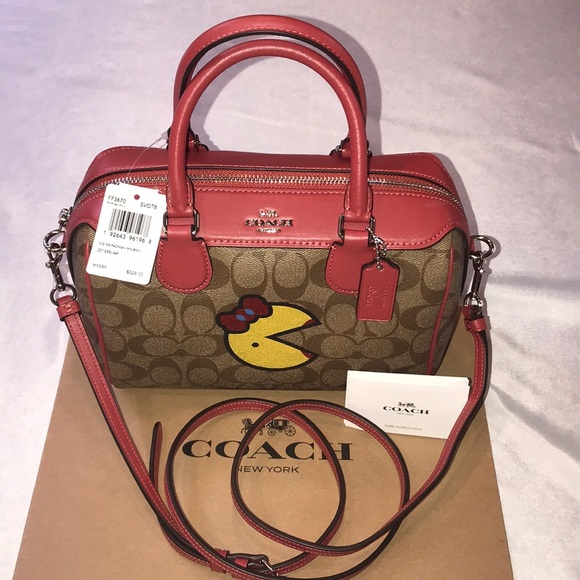 Coach Handbags - NWT Coach MS. PAC-MAN mini-Bennett satchel! 🤩